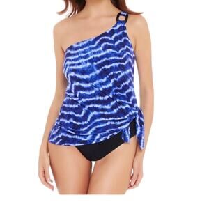 Magicsuit bathing suit New Wave Amal one piece blue size 14